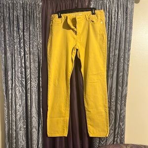 Michael Gold mustard colored jeans